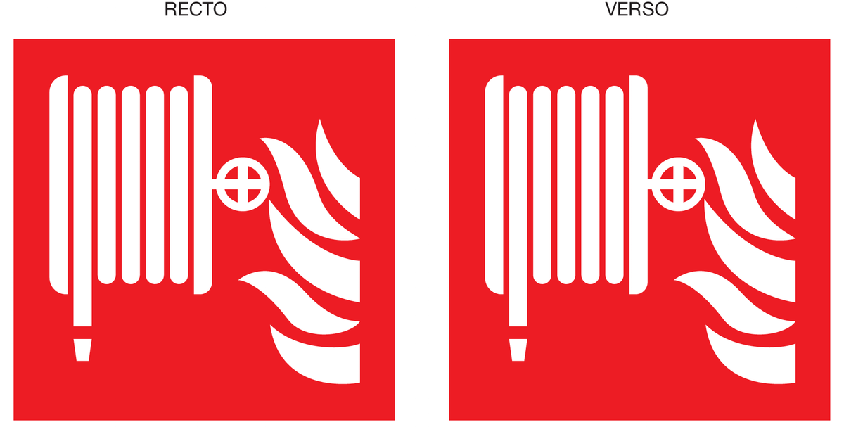 BRANDSLANG - HASPEL ISO7010-F002