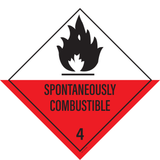 SPONTANEOUSLY COMBUSTIBLE. ADR KL.4.2