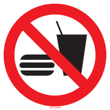 ETEN EN DRINKEN VERBODEN