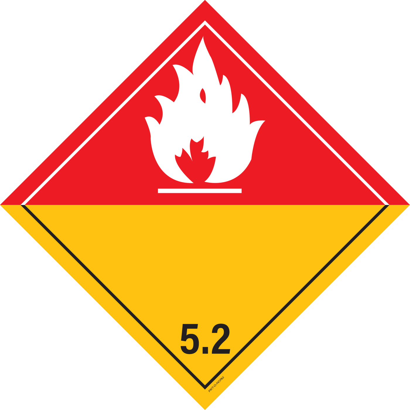 ORGANISCHE PEROXIDES. ADR KLASSE 5.2