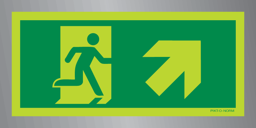 VLUCHTWEG, TRAP RECHTS NAAR BOVEN