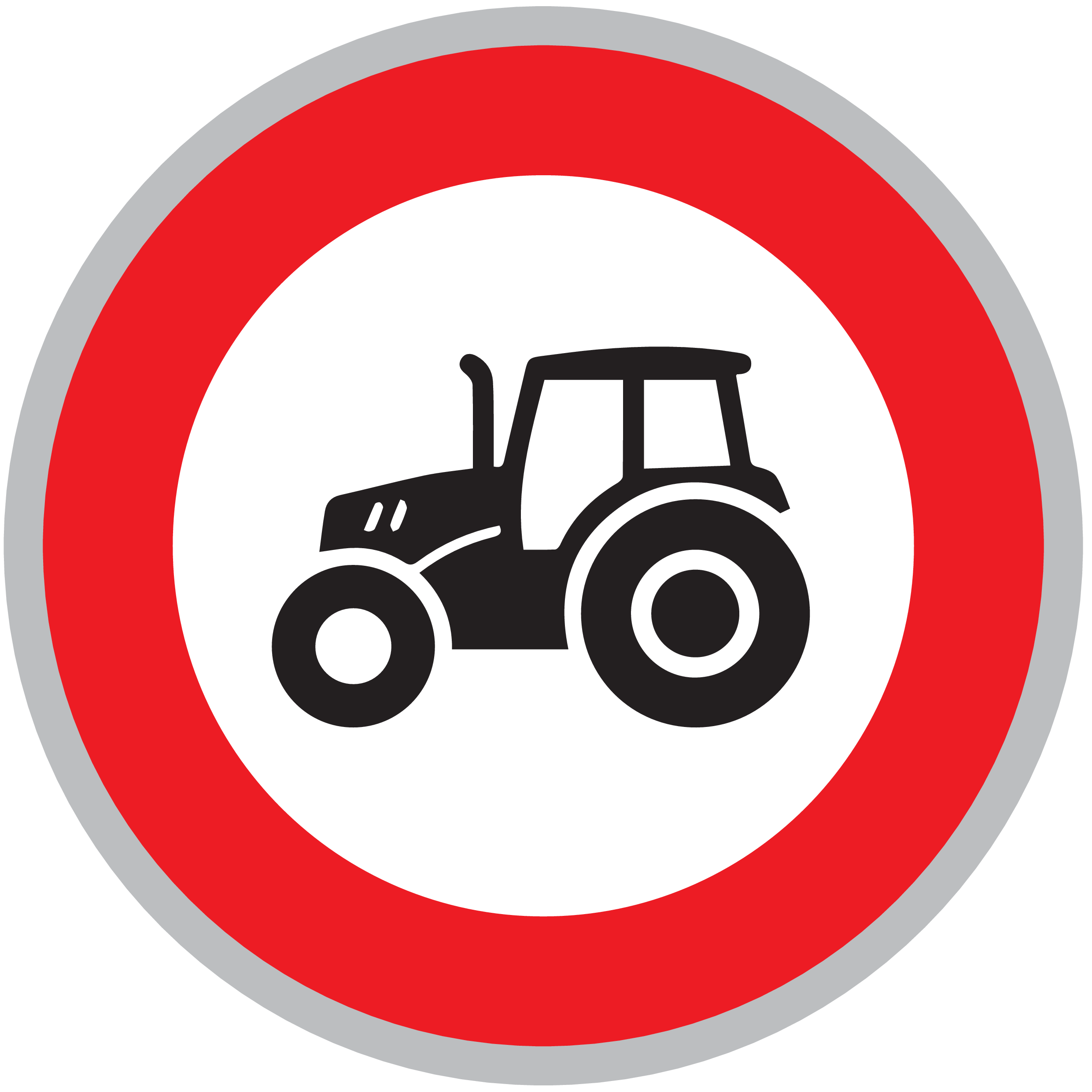 C8 INTERDIT VEHICULES TRACTEURS