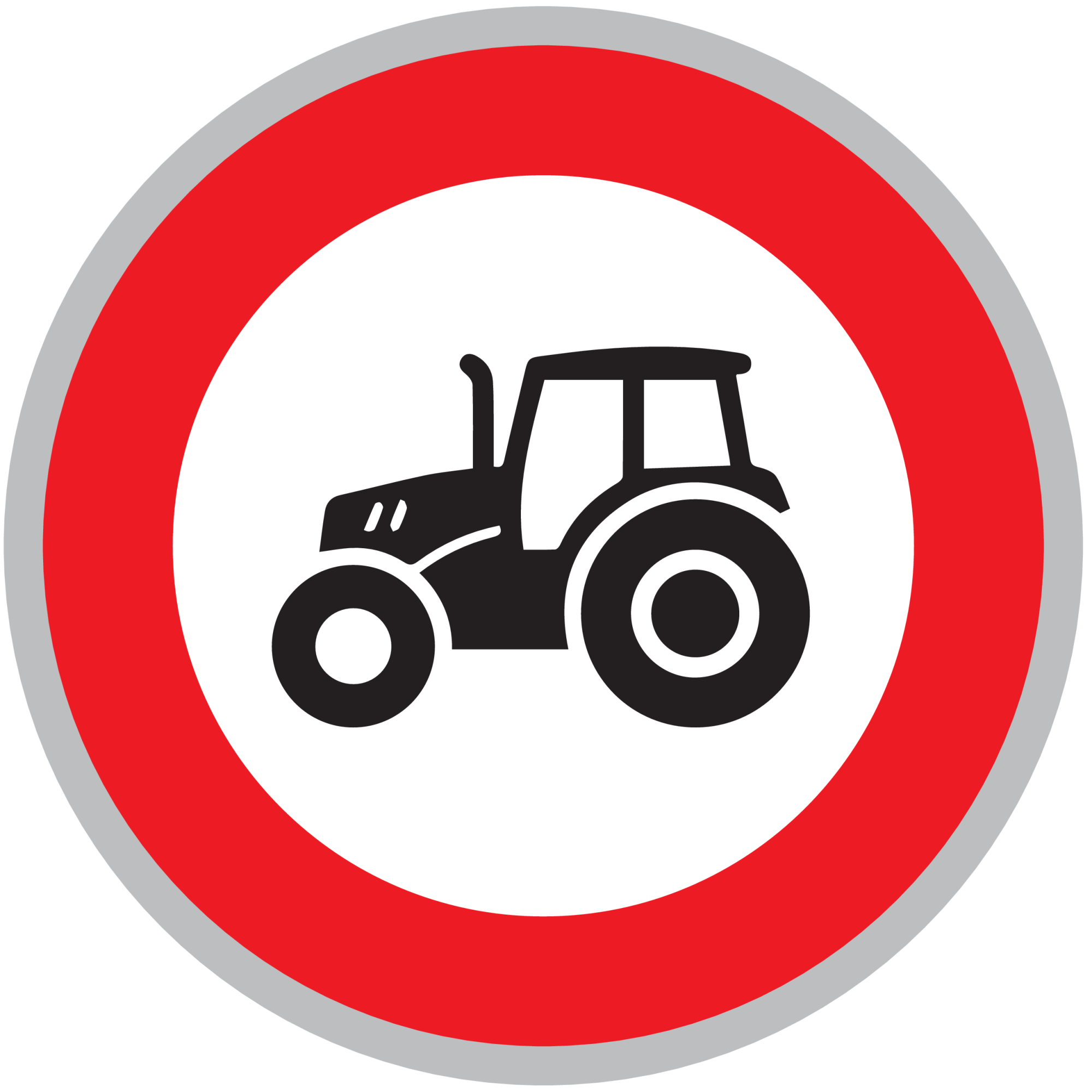 C8 VERBOD TRACTOR VOERTUIG