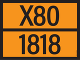 ADR BORD MET GEVARENCODE X80/1818
