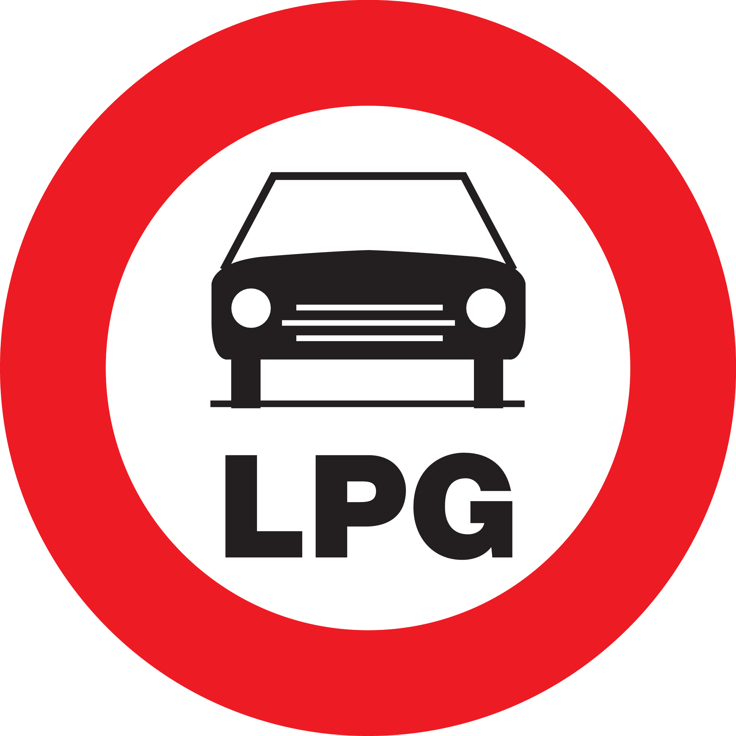 L1INTERDIT AUX VOITURES AU LPG