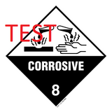 CORROSIVE. ADR CLASSE 8