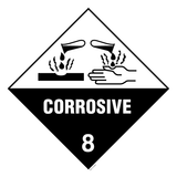 CORROSIVE. ADR CLASSE 8