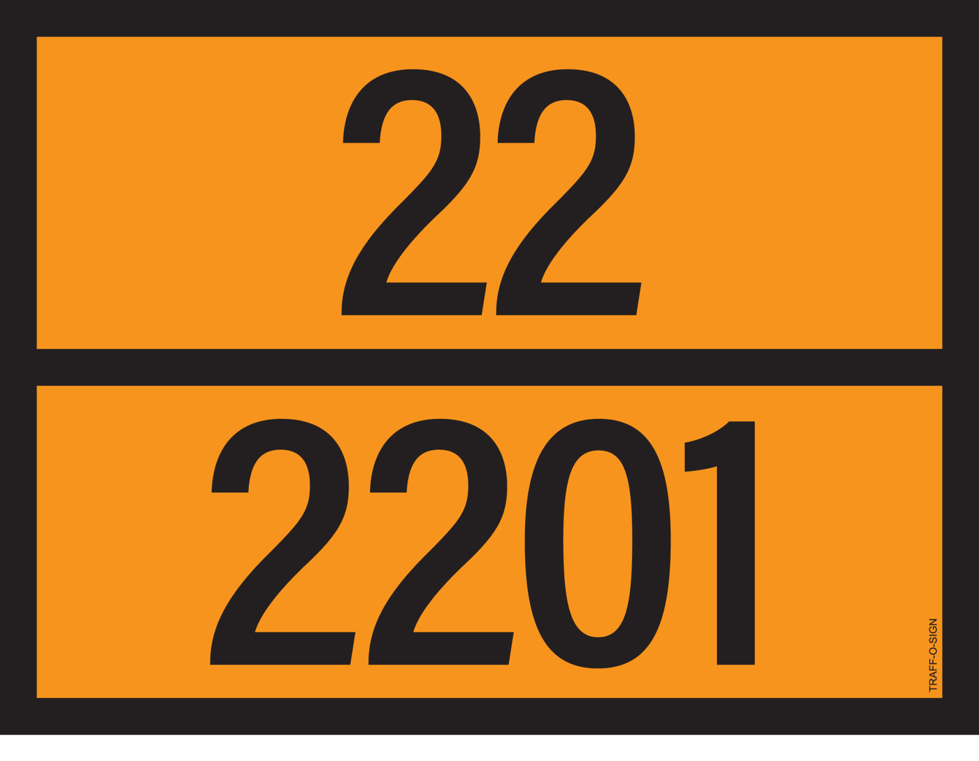 ADR BORD MET GEVARENCODE 22/2201