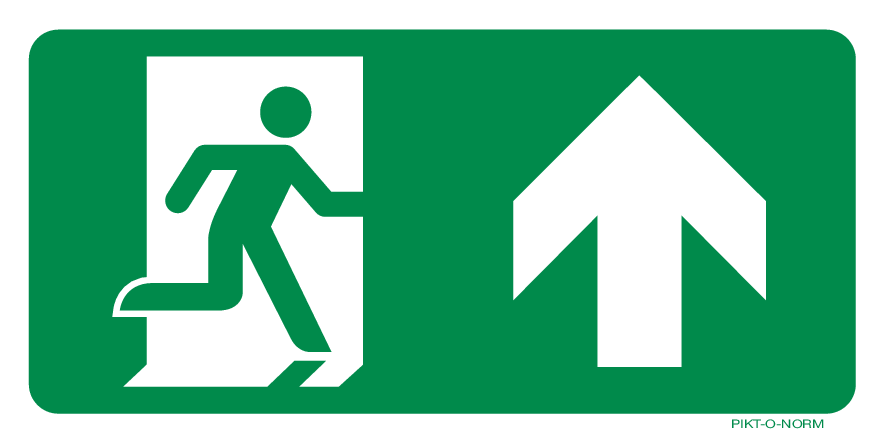 VLUCHTWEG RECHTDOOR OF NAAR BOVEN