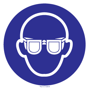 LUNETTES DE SÉCURITÉ OBLIGATOIRES