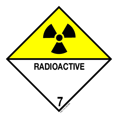 RADIOACTIVE. ADR CLASSE 7D