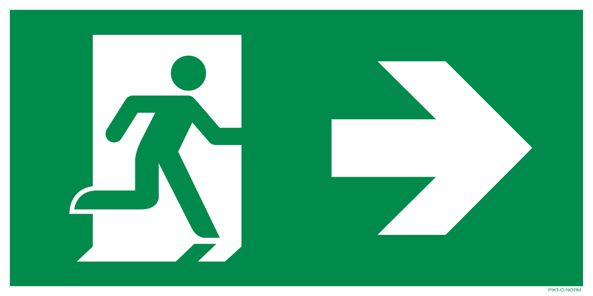 VLUCHTWEG NAAR RECHTS