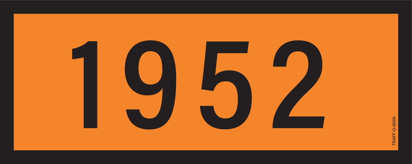 ADR BORD, UN NUMMERS VAN 1000 TOT 1999