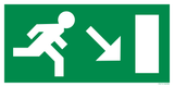 ISSUE DE SEC.ESCALIER DROITE VERS LE BAS