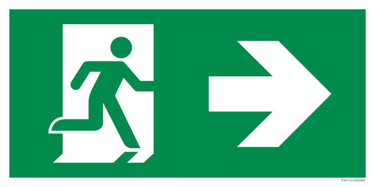 VLUCHTWEG NAAR RECHTS