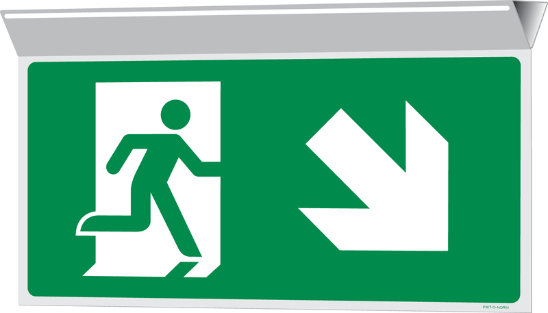 VLUCHTWEG, TRAP RECHTS NAAR BENEDEN