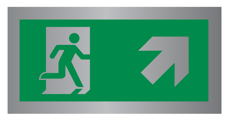 VLUCHTWEG, TRAP RECHTS NAAR BOVEN
