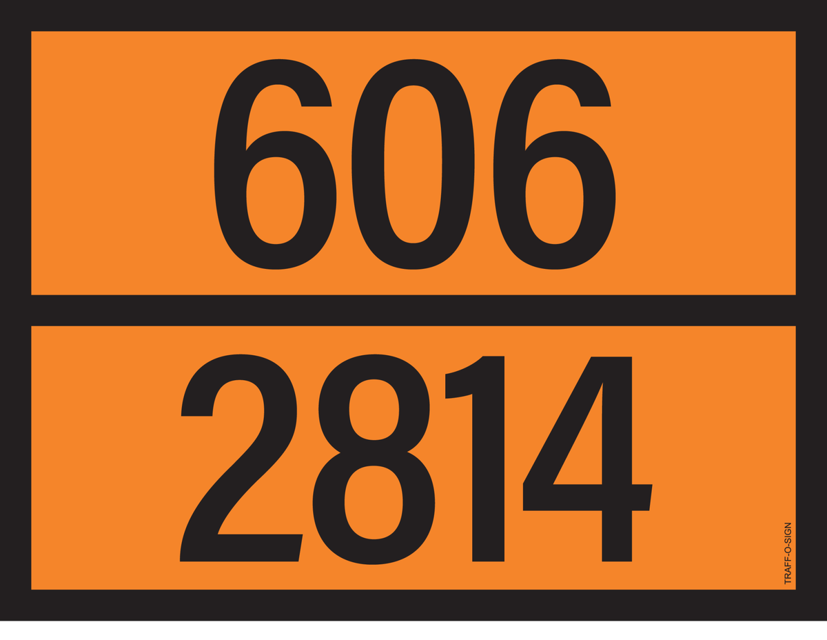 ADR BORD MET GEVARENCODE 606/2814