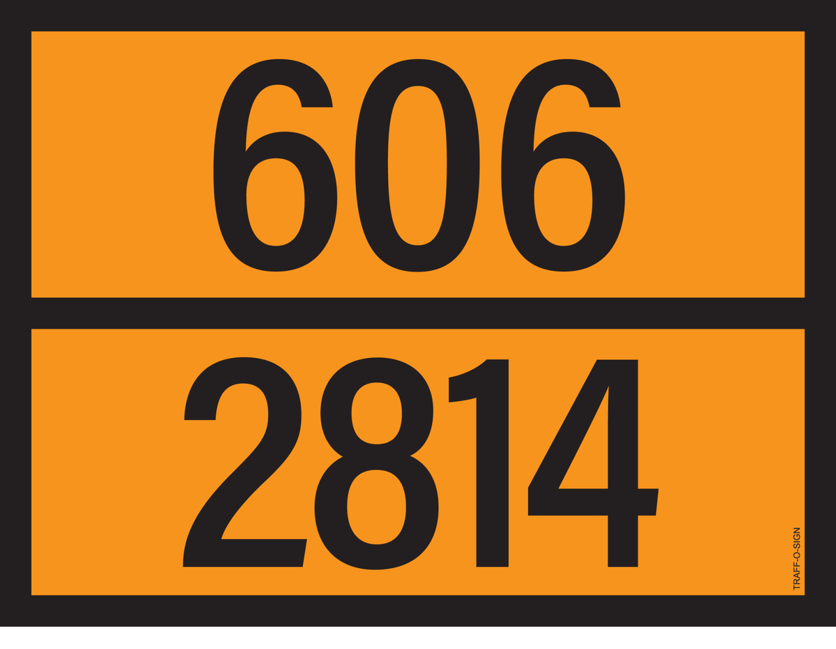 ADR BORD MET GEVARENCODE 606/2814