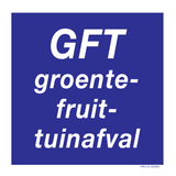 GFT. GROENTE-, FRUIT-, TUINAFVAL