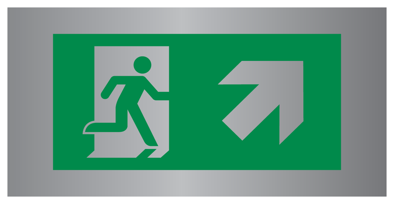 VLUCHTWEG, TRAP RECHTS NAAR BOVEN