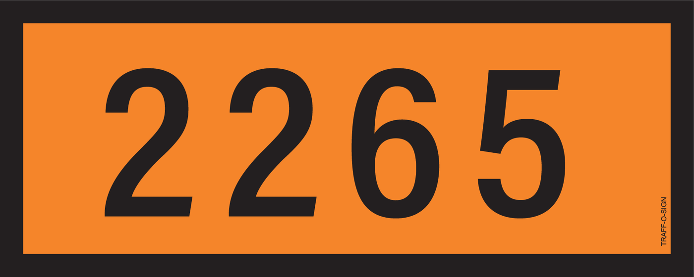 PANNEAU ADR, NUNEROS DE 2000 A 2999