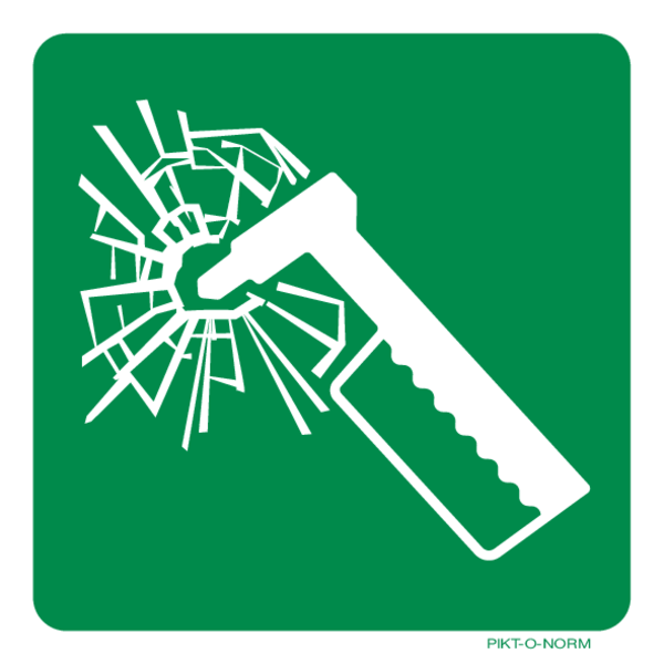 MARTEAU DE SECOURS ISO7010-E025
