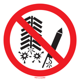 NE PAS ALLUMER FEUX D'ARTIFICE