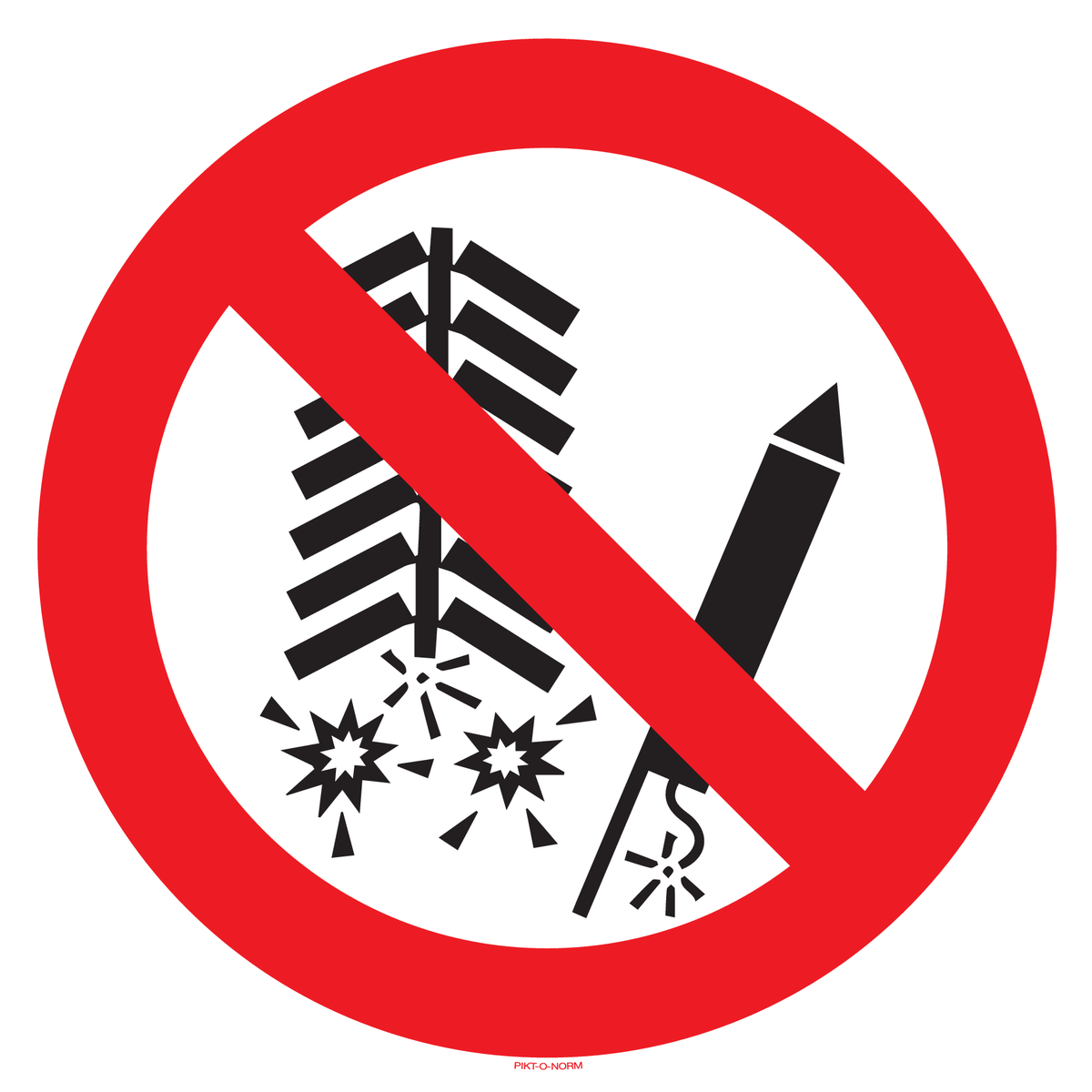 NE PAS ALLUMER FEUX D'ARTIFICE