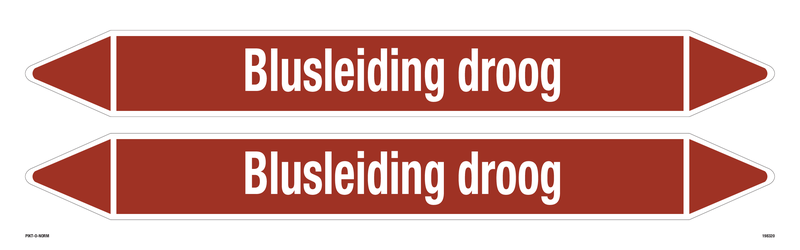 BLUSLEIDING DROOG