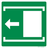 FAIRE COULLISER LA PORTE VERS LA GAUCHE