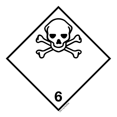 GIFTIGE STOFFEN. ADR KLASSE 6.1