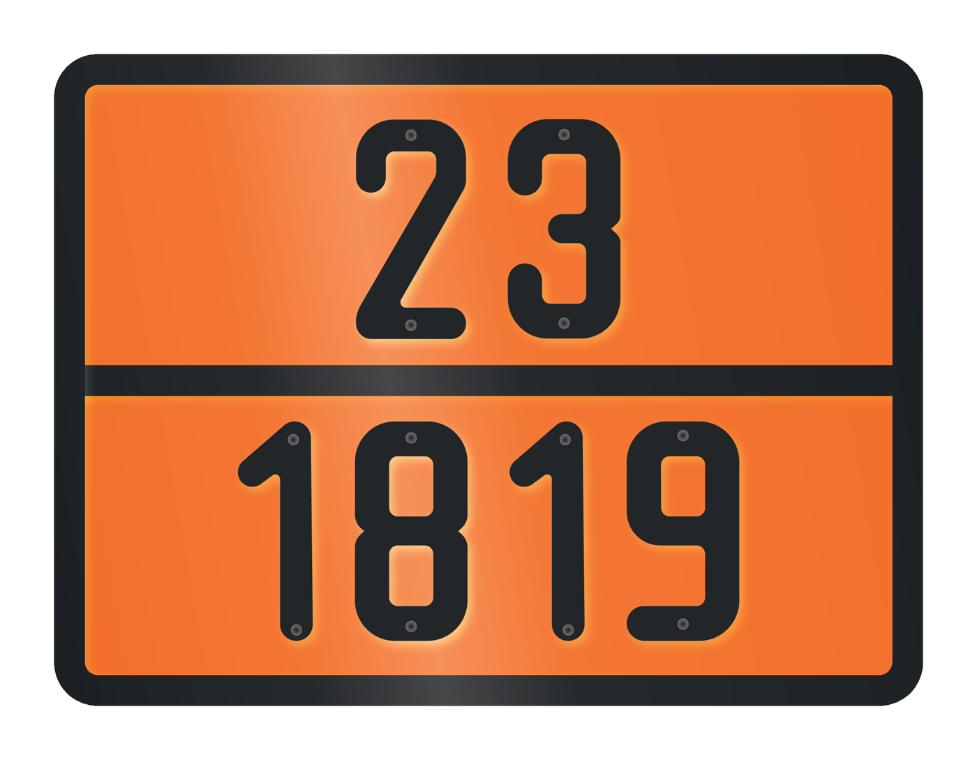 ADR BORD MET GEVARENCODE 23/1819