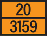 PANNEAU ADR AVEC CODE DE DANGER 20/3159
