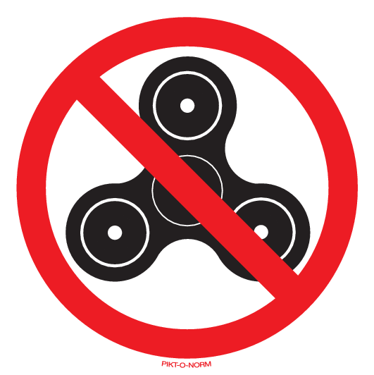 SPINNERS VERBODEN