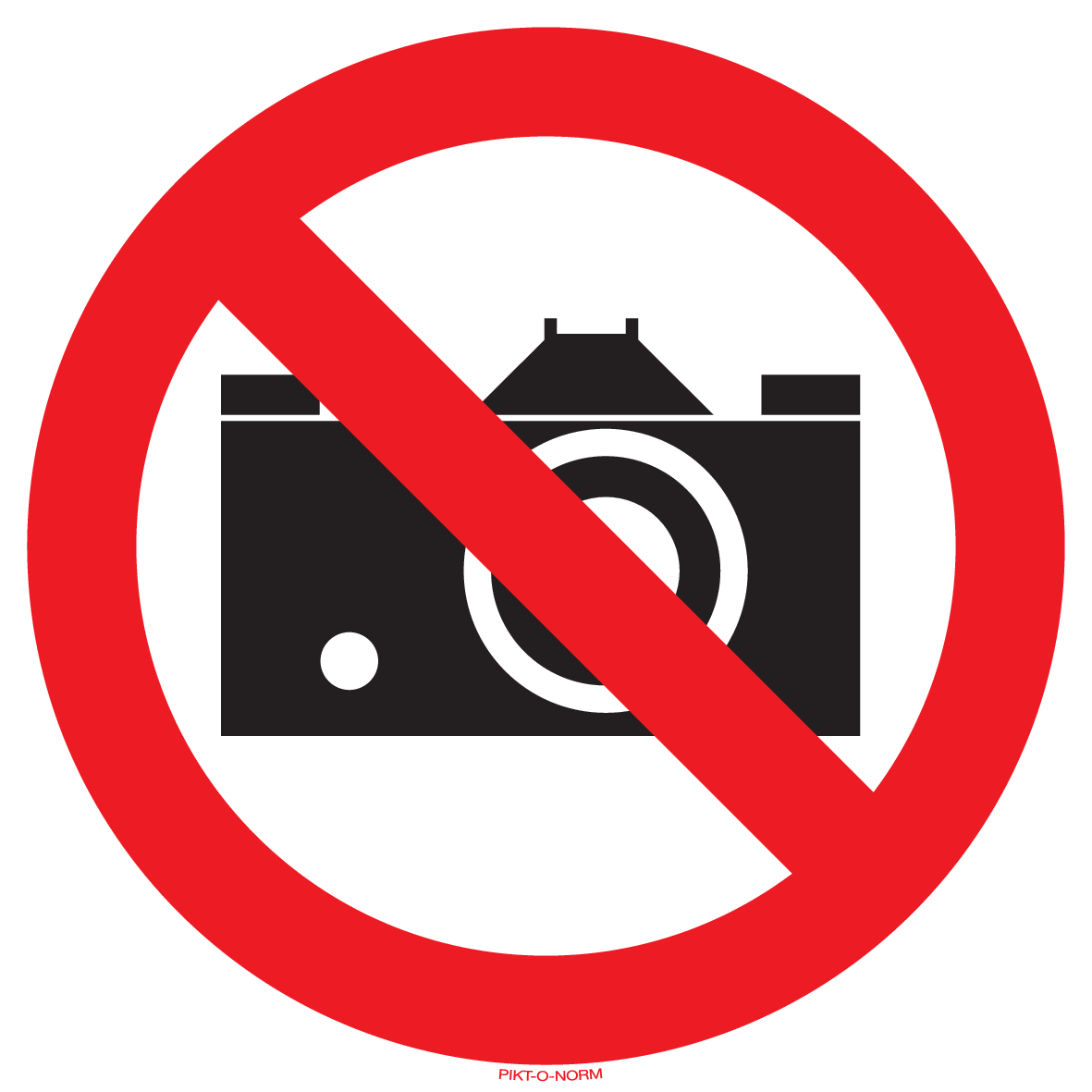 DÉFENSE DE FOTOGRAPHIER