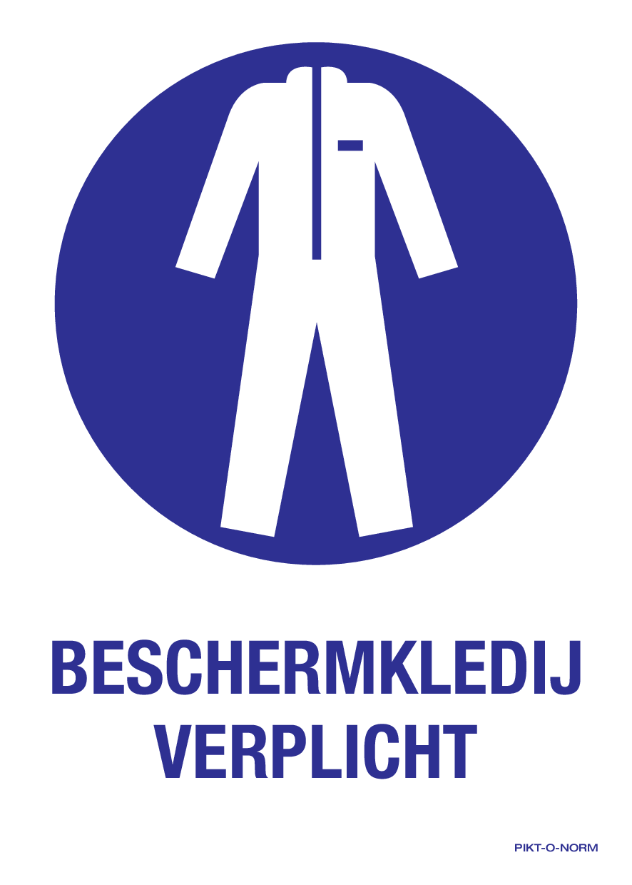 BESCHERMKLEDIJ VERPLICHT