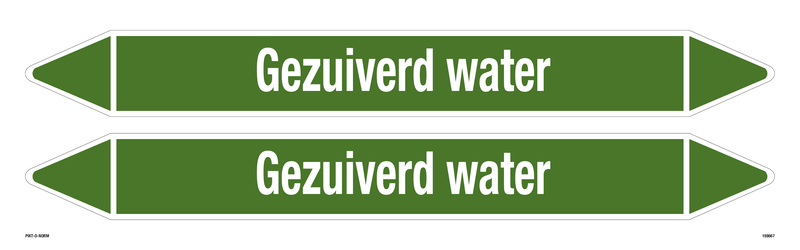 GEZUIVERD WATER