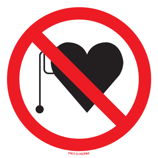 INTERDIT AUX STIMULATEURS CARDIAQUES
