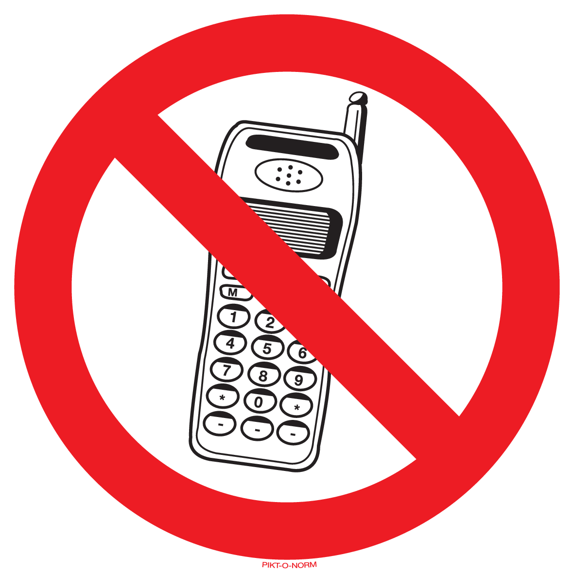 INTERDIT AUX TÉLÉPHONE PORTABLE
