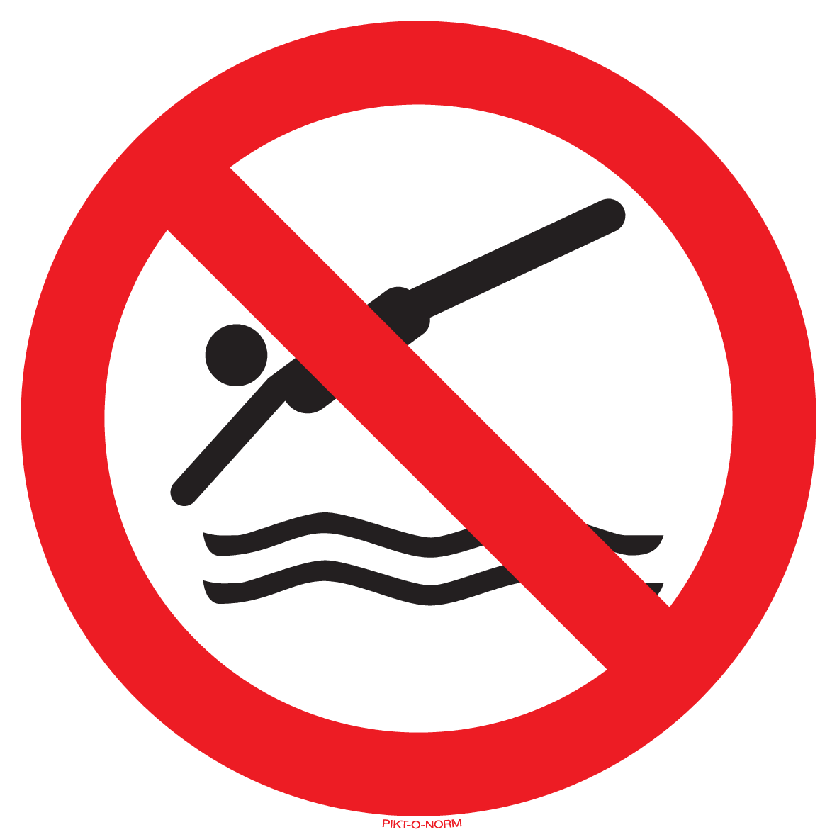 INTERDIT DE PLONGER