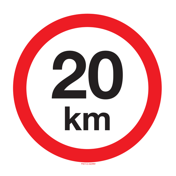 VITESSE LIMITÉE 20 KM