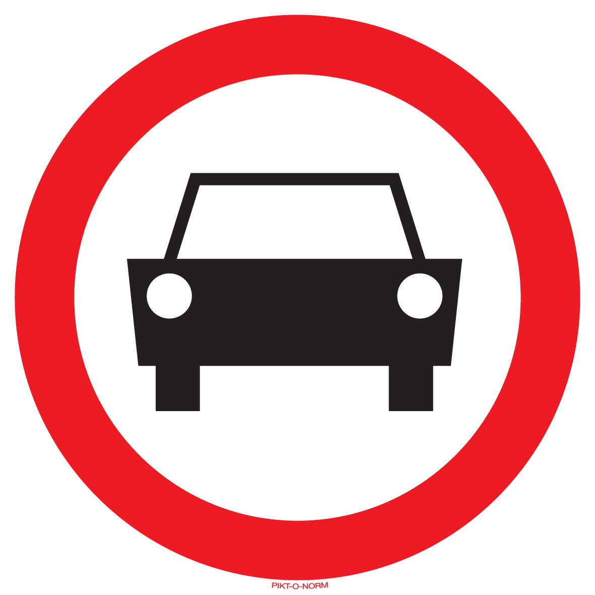 INTERDIT AUX VÉHICULES