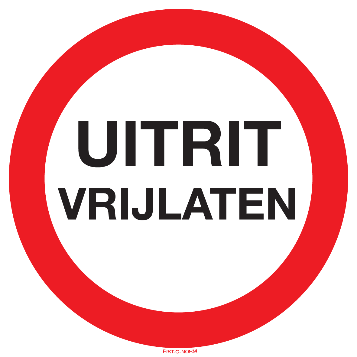 UITRIT VRIJLATEN