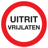 UITRIT VRIJLATEN