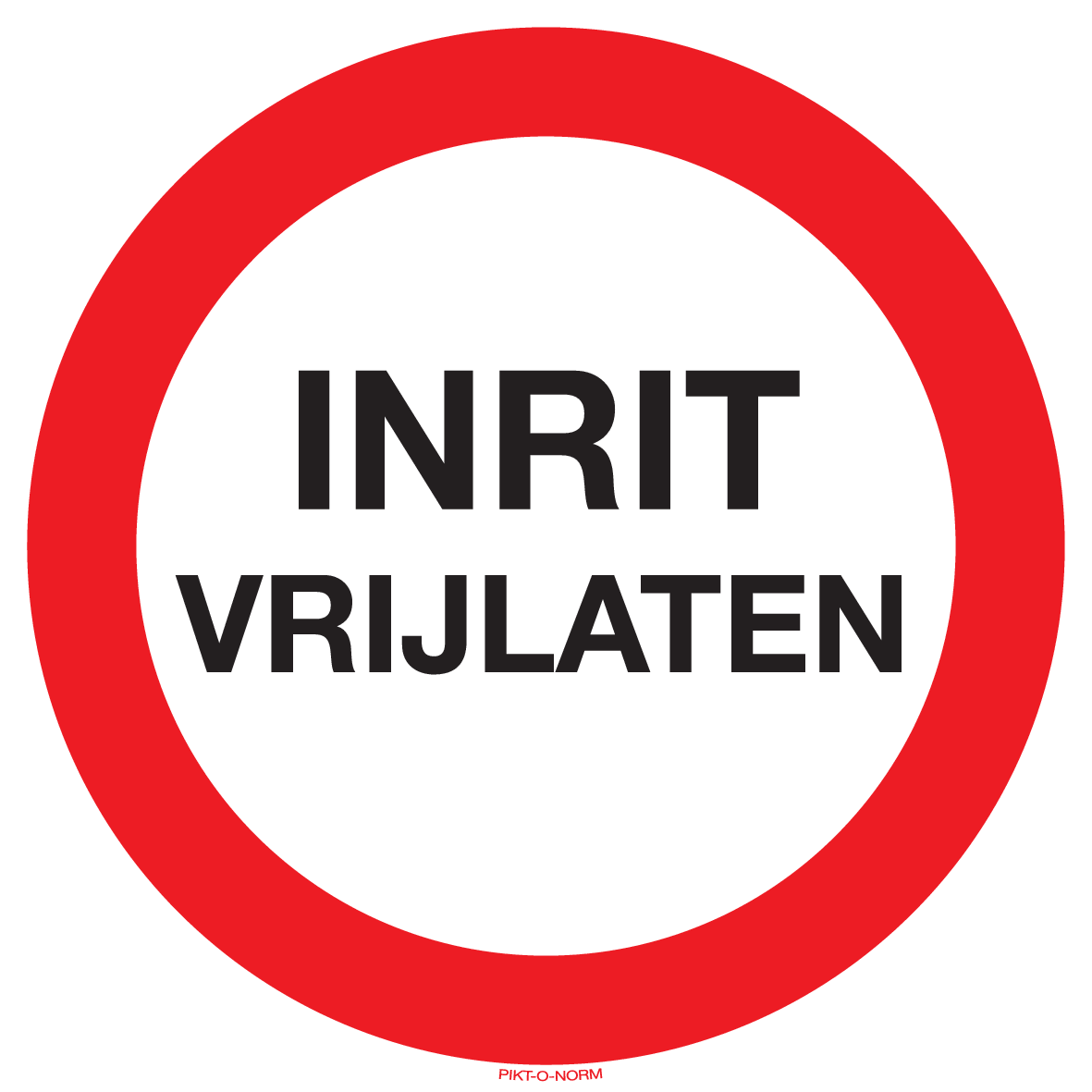 INRIT VRIJLATEN