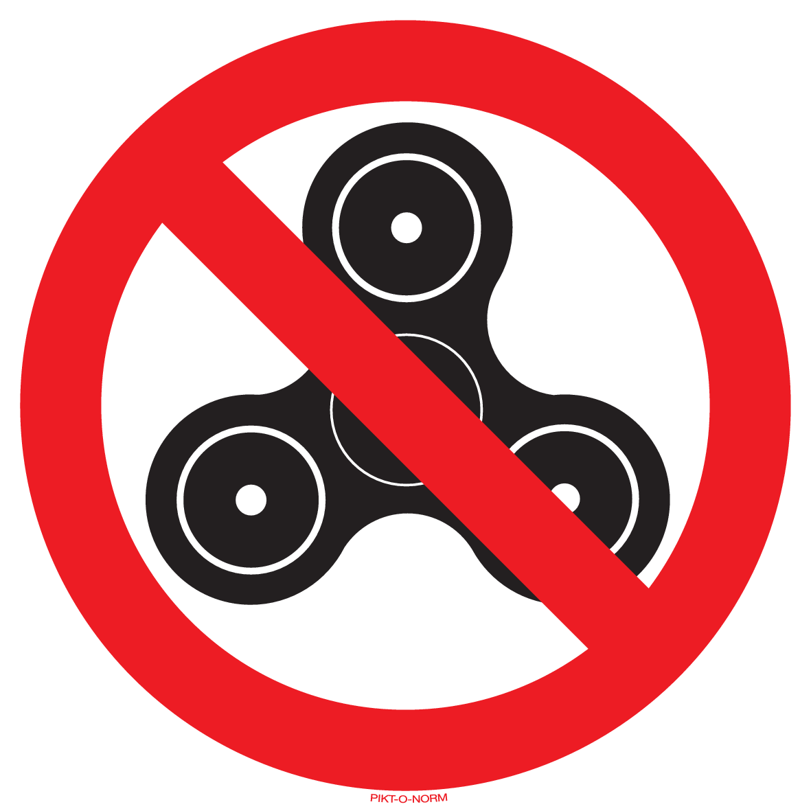 SPINNERS VERBODEN