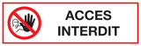 ACCES INTERDIT