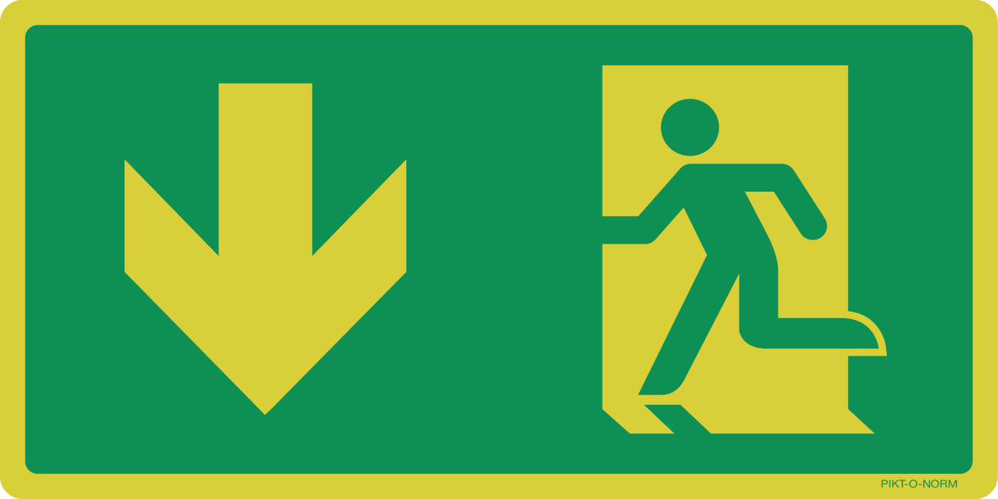 ISSUE DE SECOURS GAUCHE VERS LE BAS