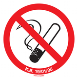 INTERDICT.DE FUMER A TEXTE: K.B.19/01/05